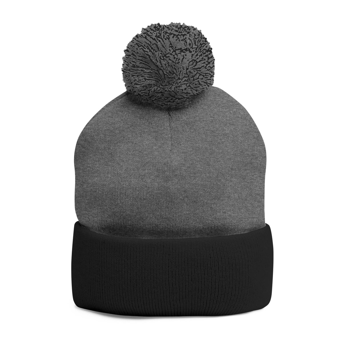 Frozen People Embroidered Pom Beanie