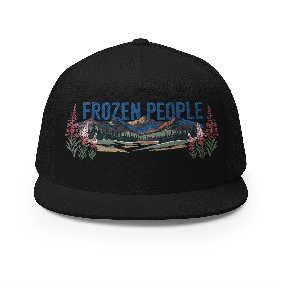 Frozen People Vintage Mountain Trucker Hat