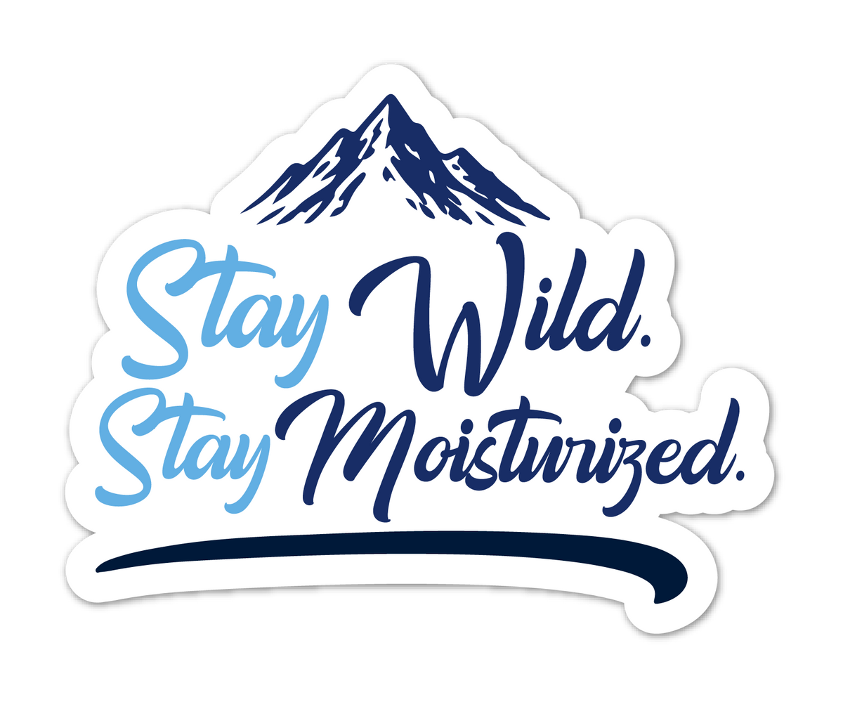Frozen People Body Butter Stay Wild. Stay Moisturized sticker.