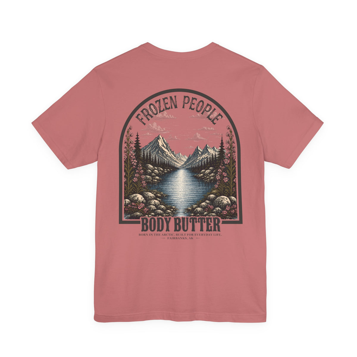 Frozen People Mountain Graphic T-Shirt